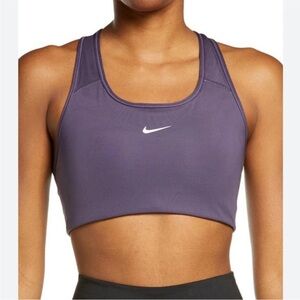 Nike Pro Swoosh Medium Support Purple Sports Bra